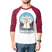 Load image into Gallery viewer, UFO Abduction 3/4 Baseball T
